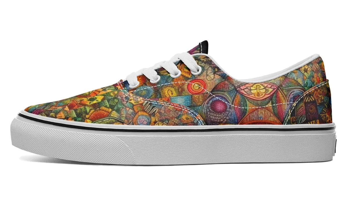 Blotter Patch Art Street Vibe Shoes
