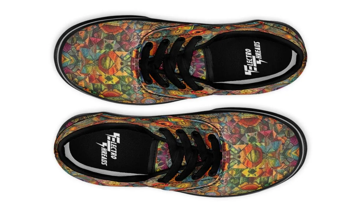 Blotter Patch Art Street Vibe Shoes
