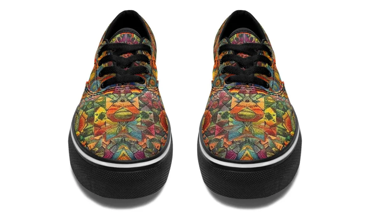 Blotter Patch Art Street Vibe Shoes