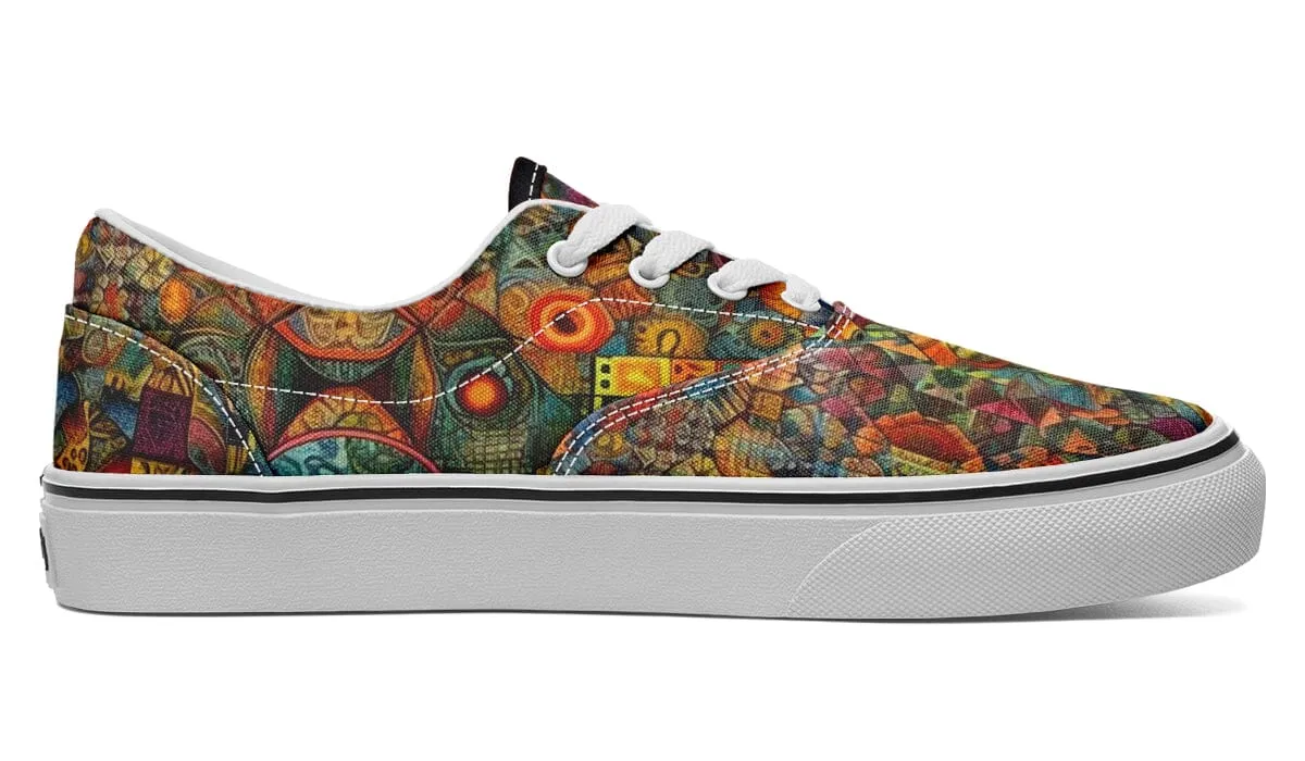 Blotter Patch Art Street Vibe Shoes