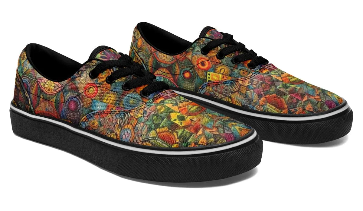 Blotter Patch Art Street Vibe Shoes