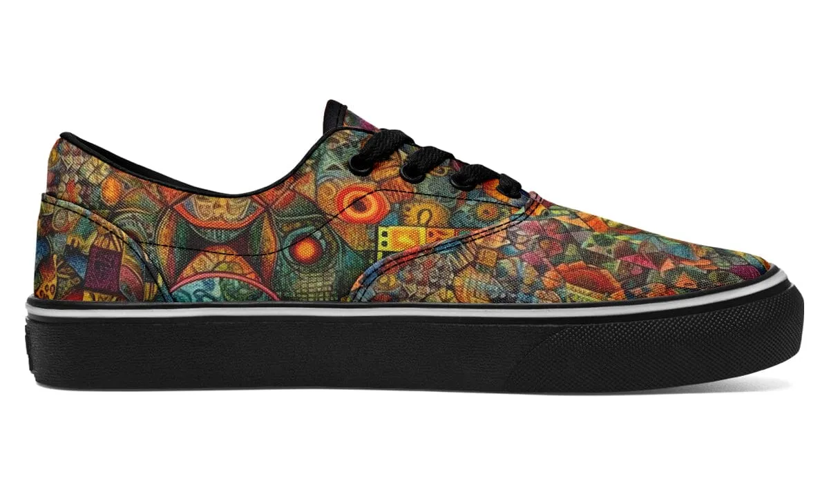 Blotter Patch Art Street Vibe Shoes