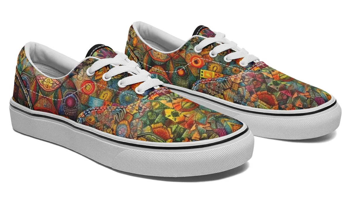 Blotter Patch Art Street Vibe Shoes