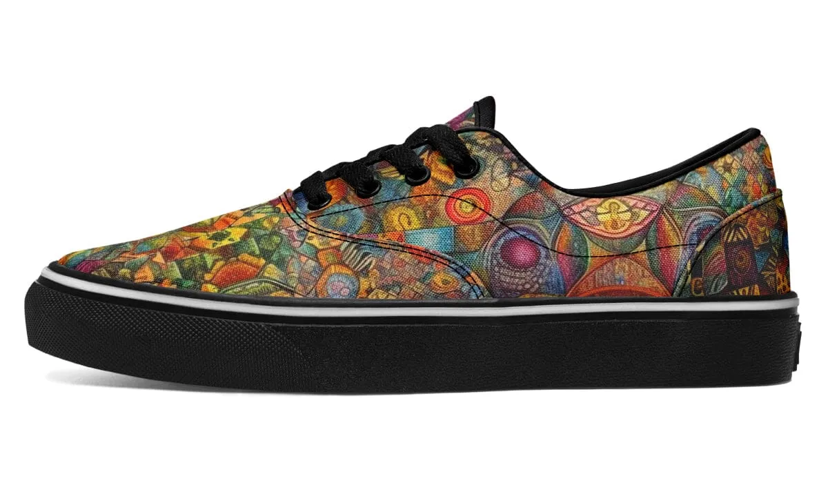 Blotter Patch Art Street Vibe Shoes