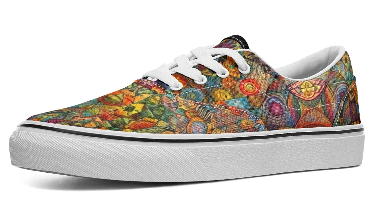Blotter Patch Art Street Vibe Shoes