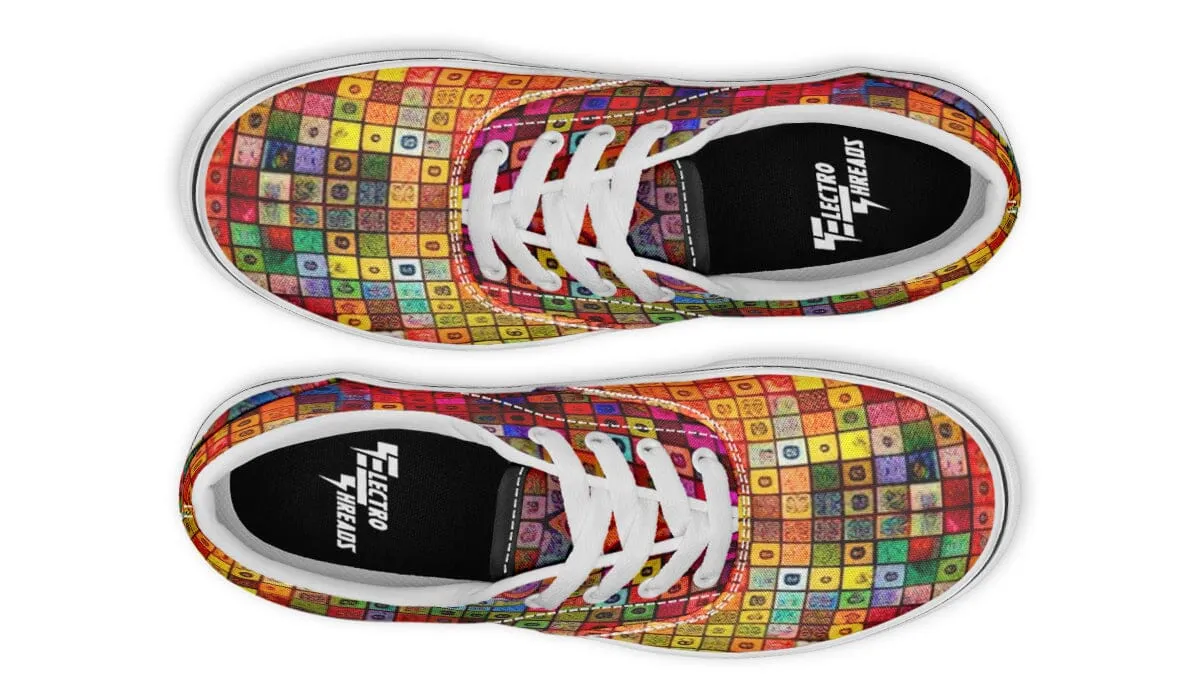 Blottered Grid Street Vibe Shoes