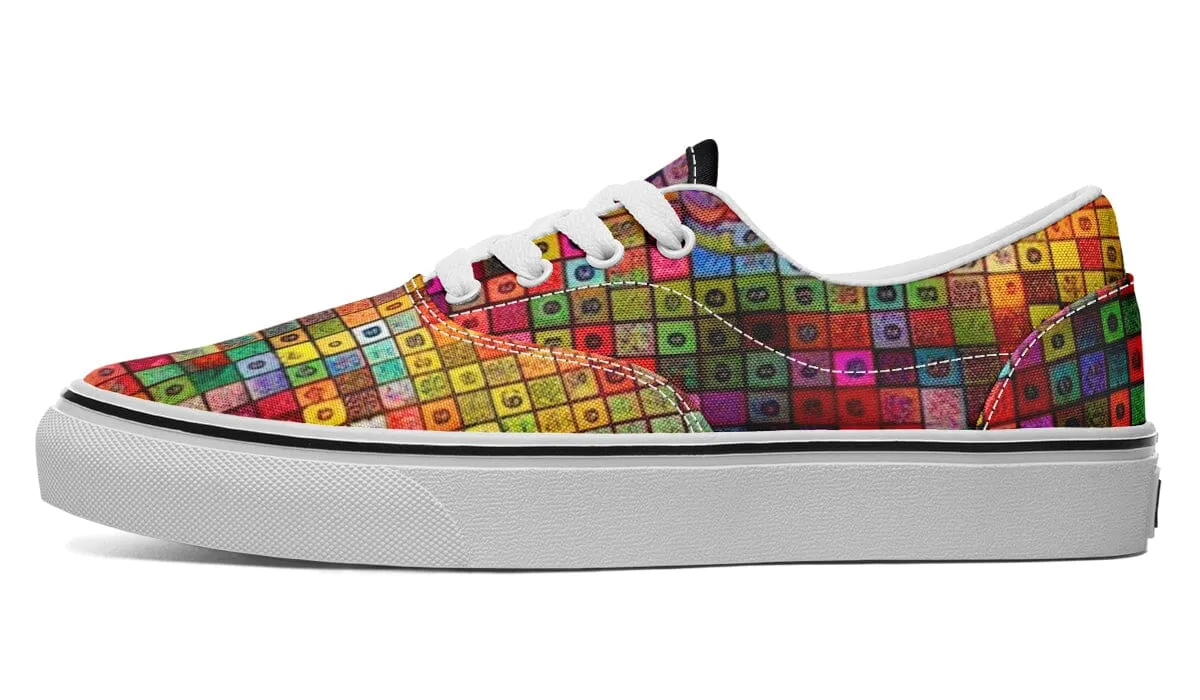 Blottered Grid Street Vibe Shoes
