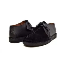 British Walkers Kingston Desert Trek Men's Black Leather and Suede
