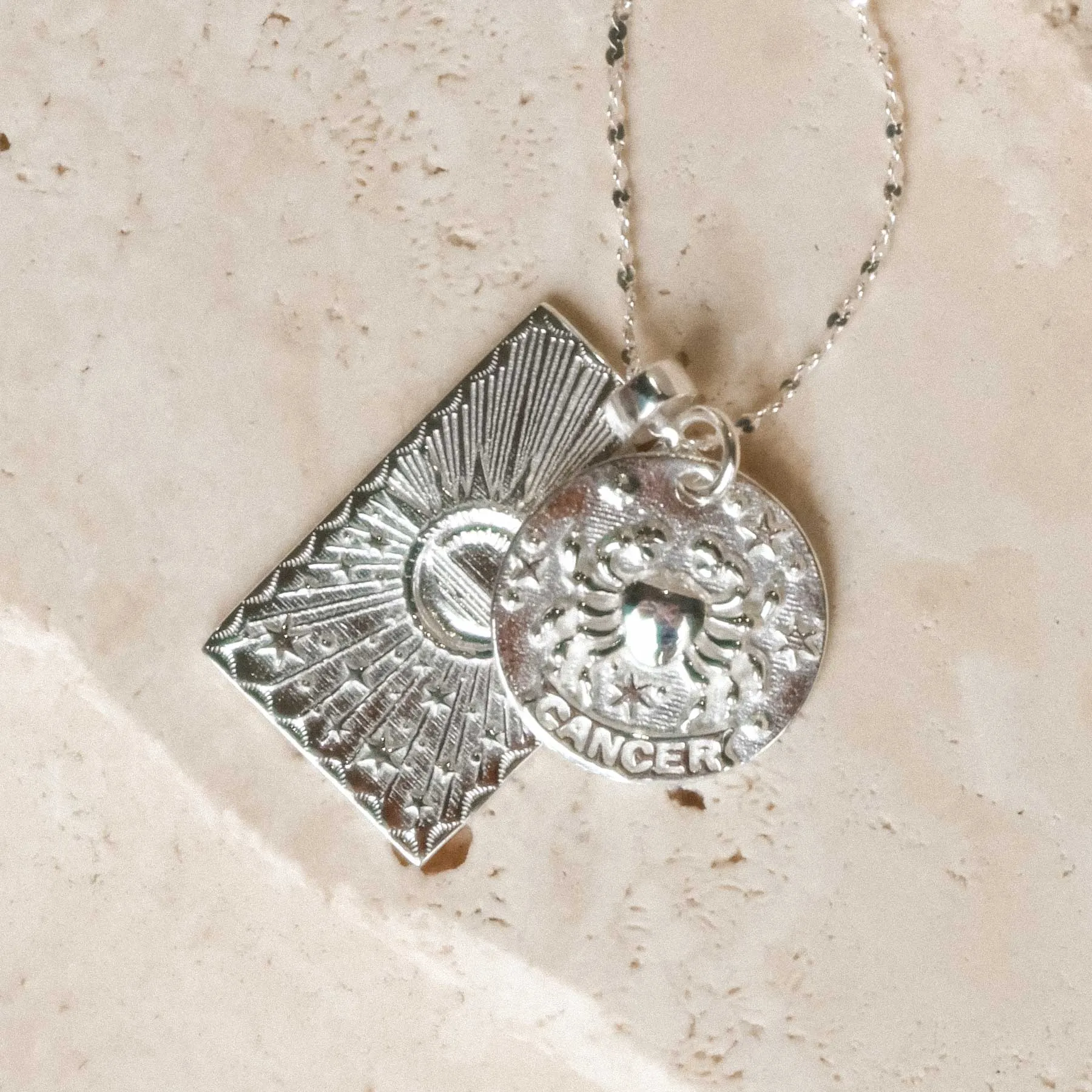 Cancer Stargazer Zodiac Necklace