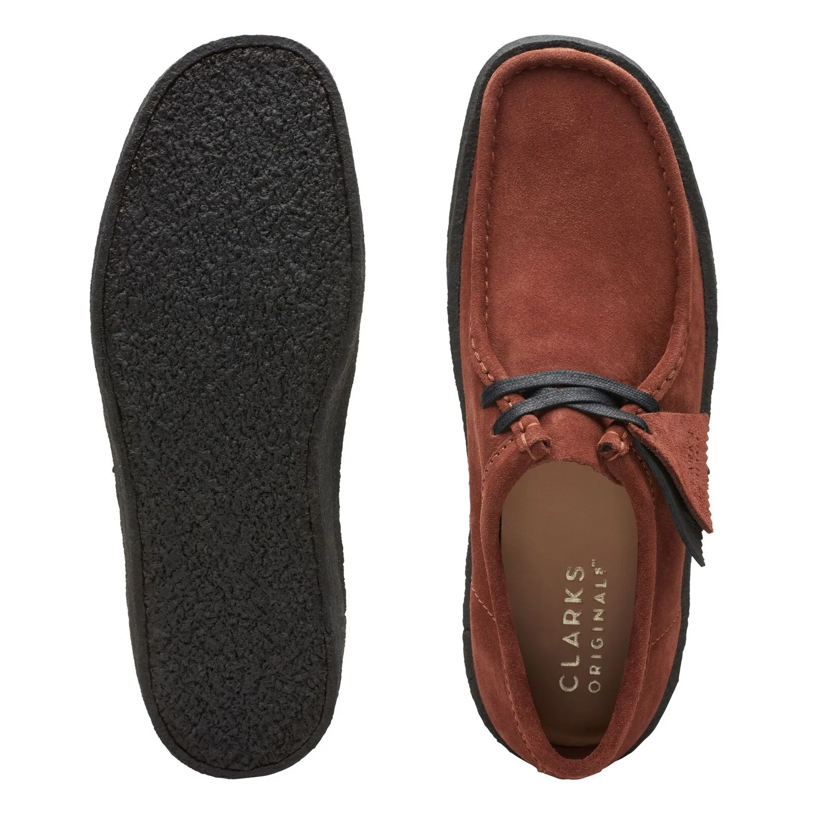 Clarks Originals Wallabee Cup Low Top Women's Rust Suede 26173658
