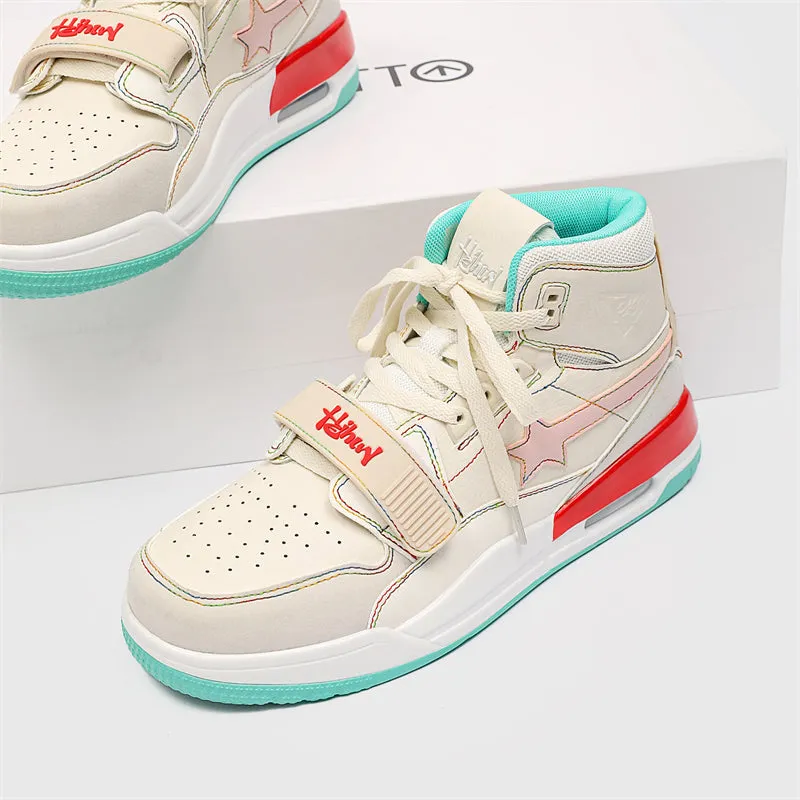 Classic Shoes - White Stars Sneakers