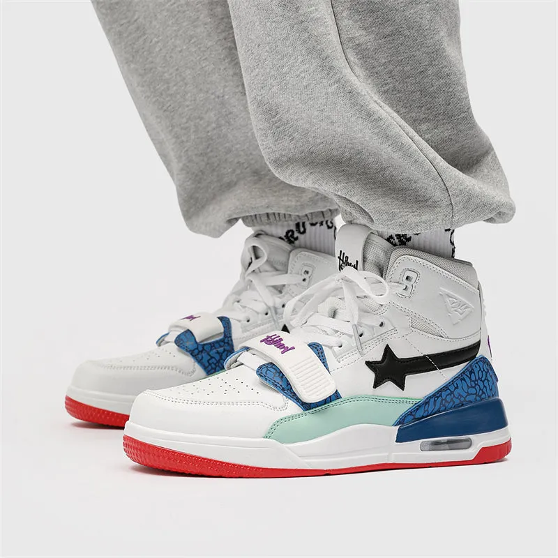 Classic Shoes - White Stars Sneakers