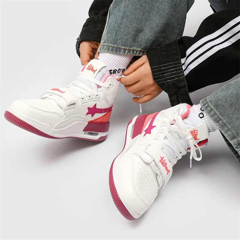 Classic Shoes - White Stars Sneakers