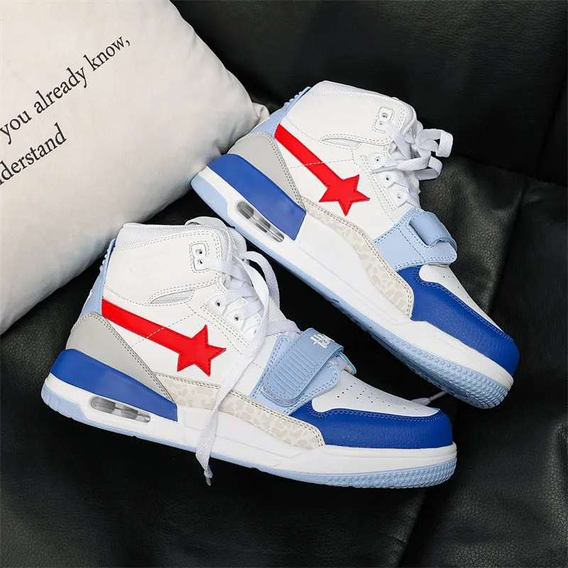 Classic Shoes - White Stars Sneakers