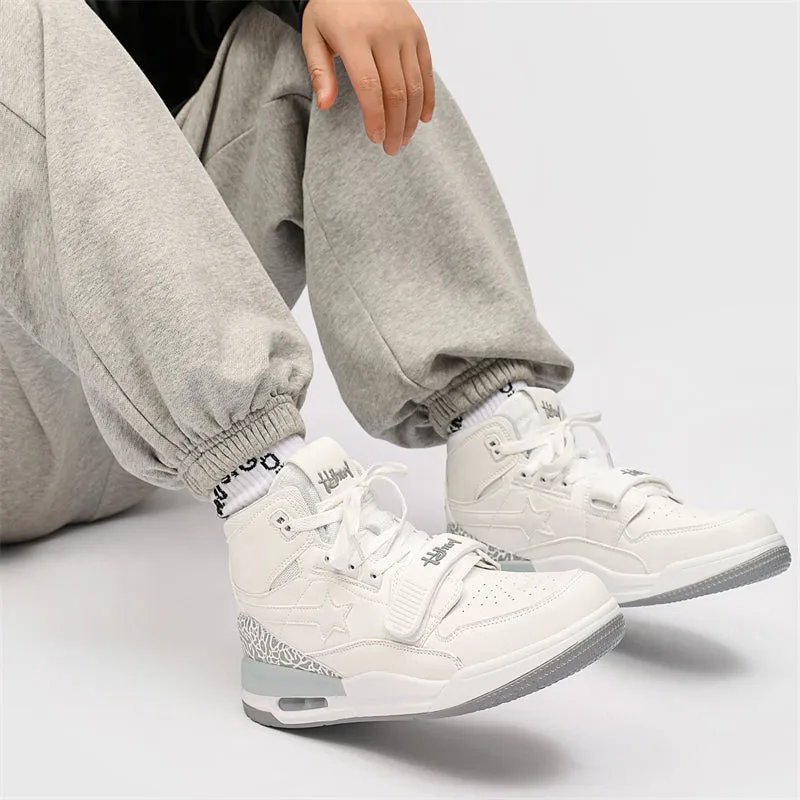 Classic Shoes - White Stars Sneakers