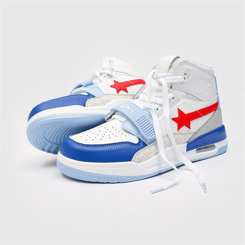 Classic Shoes - White Stars Sneakers