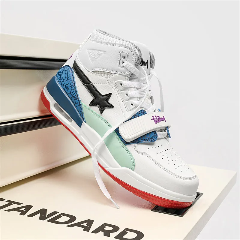Classic Shoes - White Stars Sneakers