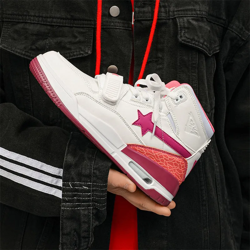 Classic Shoes - White Stars Sneakers