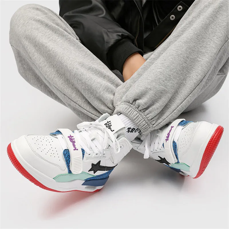 Classic Shoes - White Stars Sneakers