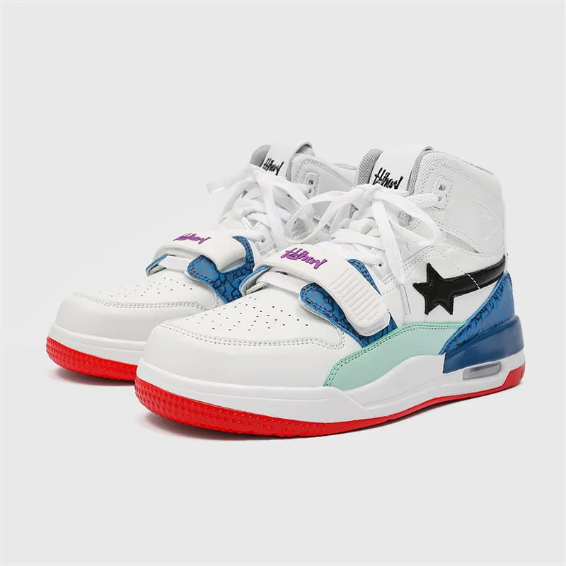 Classic Shoes - White Stars Sneakers