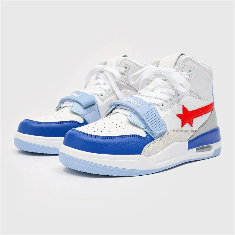 Classic Shoes - White Stars Sneakers