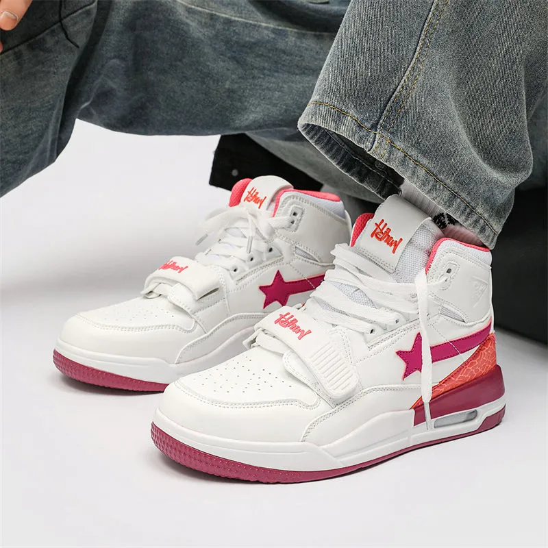 Classic Shoes - White Stars Sneakers