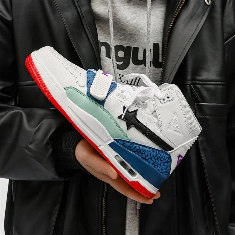 Classic Shoes - White Stars Sneakers