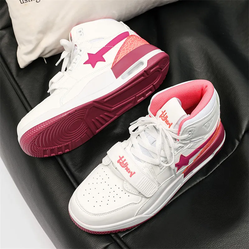 Classic Shoes - White Stars Sneakers