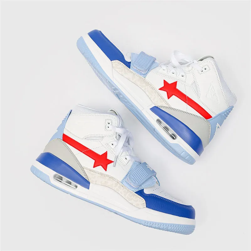 Classic Shoes - White Stars Sneakers