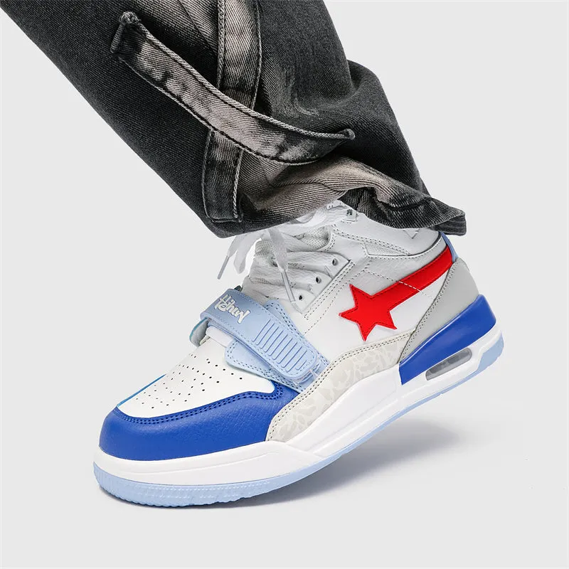 Classic Shoes - White Stars Sneakers
