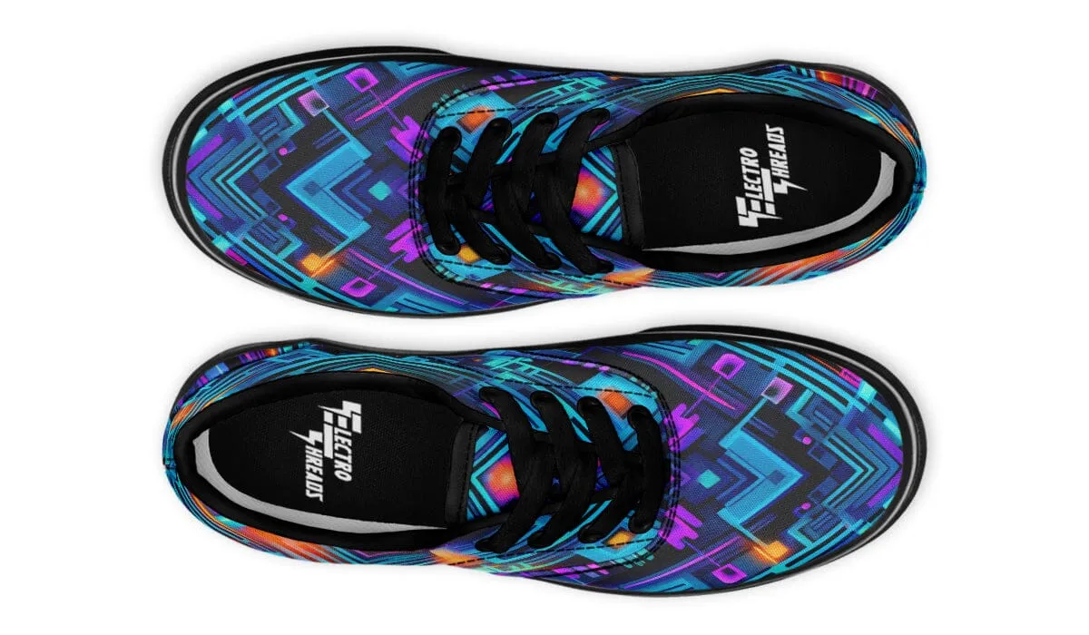 Cyan Convergence Street Vibe Shoes