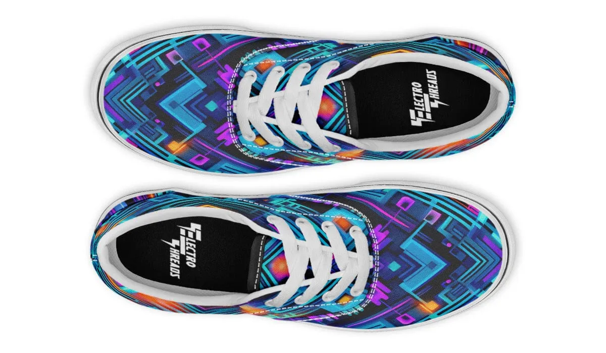 Cyan Convergence Street Vibe Shoes