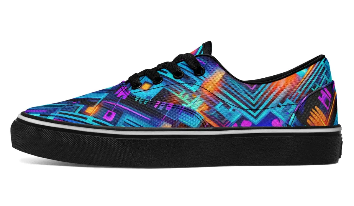 Cyan Convergence Street Vibe Shoes