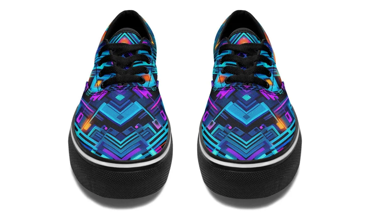 Cyan Convergence Street Vibe Shoes