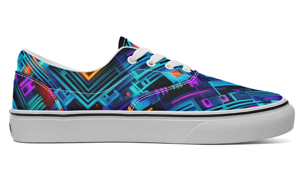 Cyan Convergence Street Vibe Shoes