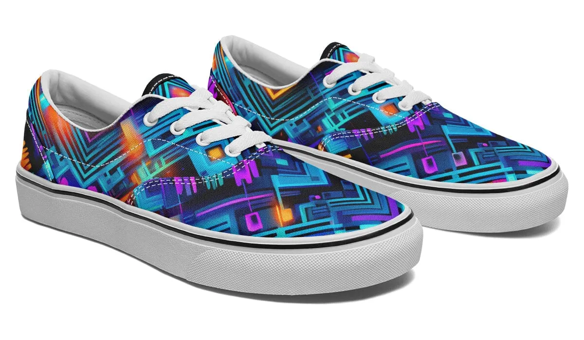 Cyan Convergence Street Vibe Shoes