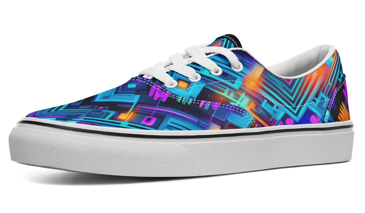 Cyan Convergence Street Vibe Shoes