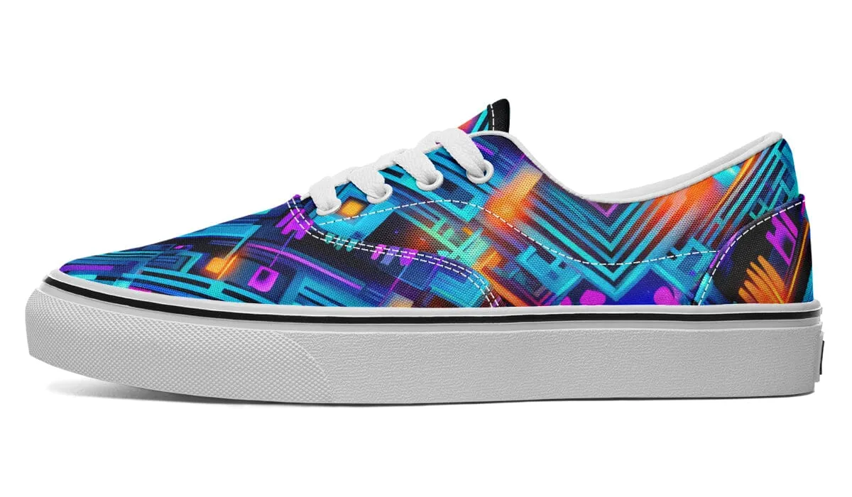 Cyan Convergence Street Vibe Shoes