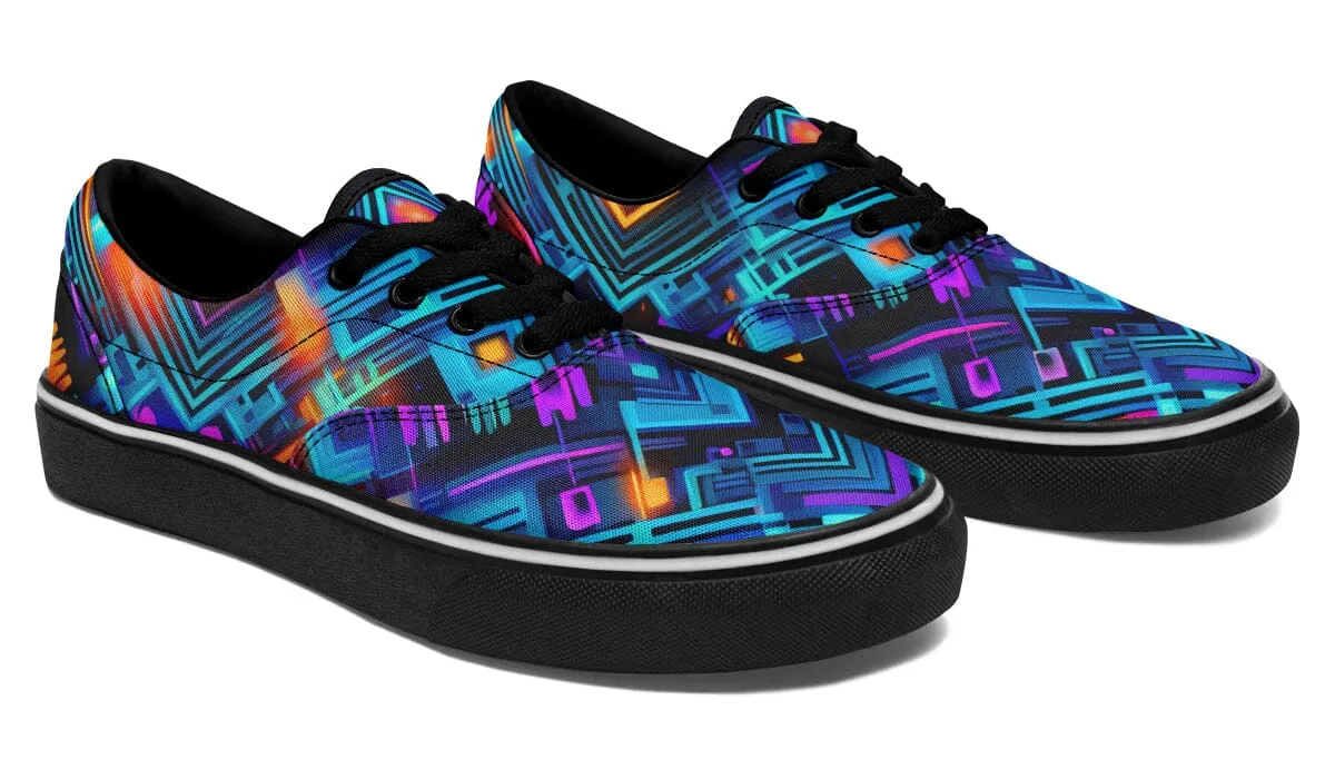 Cyan Convergence Street Vibe Shoes