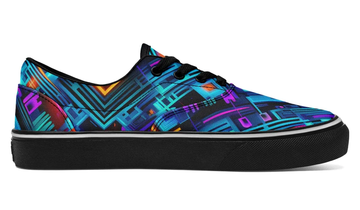 Cyan Convergence Street Vibe Shoes