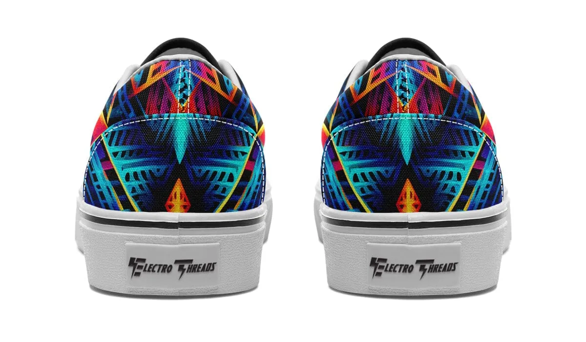 Cyan Lines Street Vibe Shoes