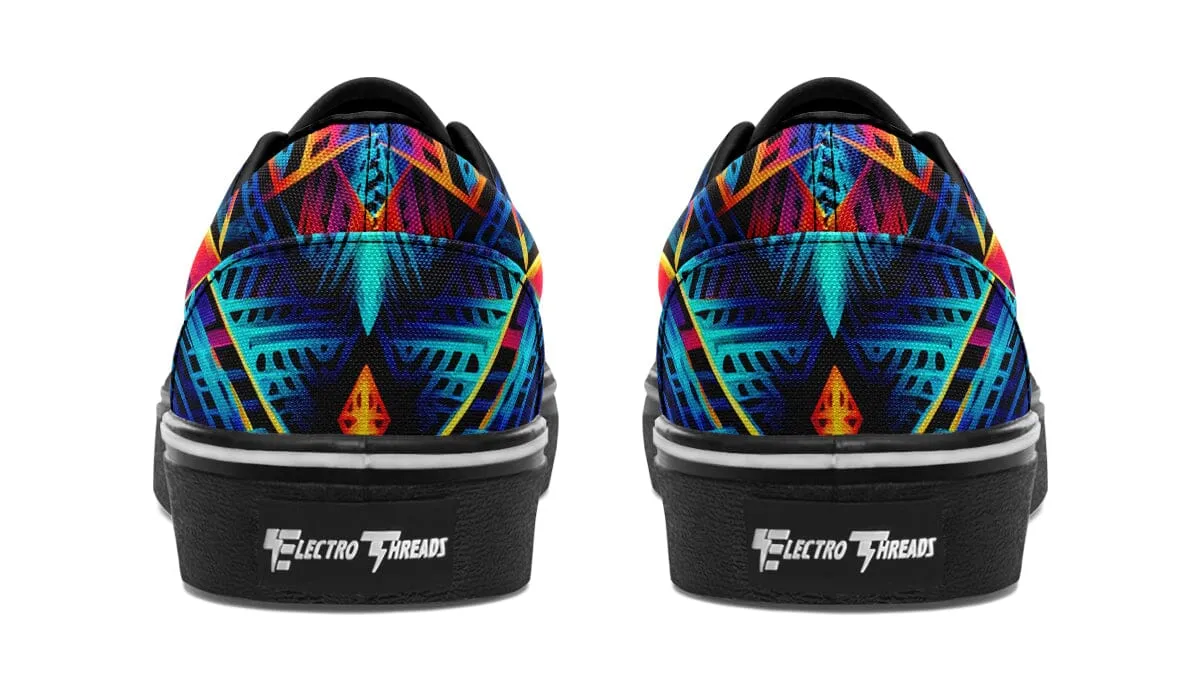 Cyan Lines Street Vibe Shoes