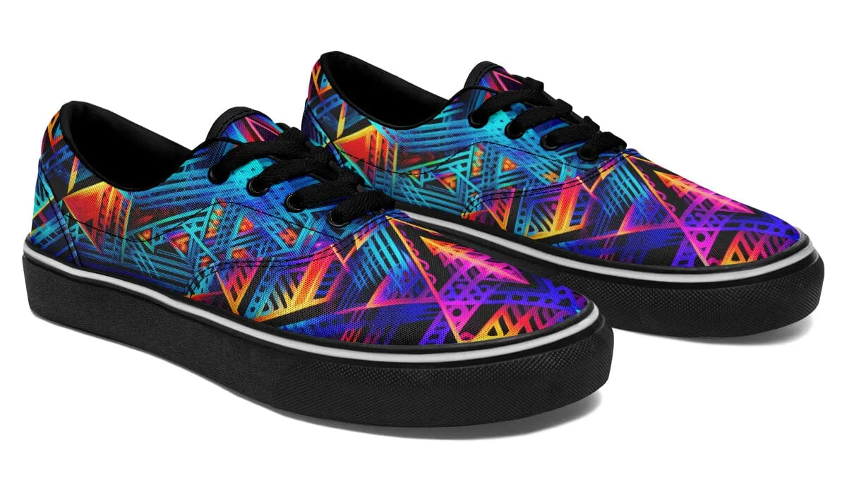 Cyan Lines Street Vibe Shoes
