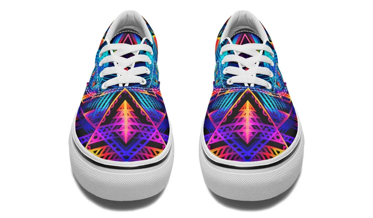 Cyan Lines Street Vibe Shoes