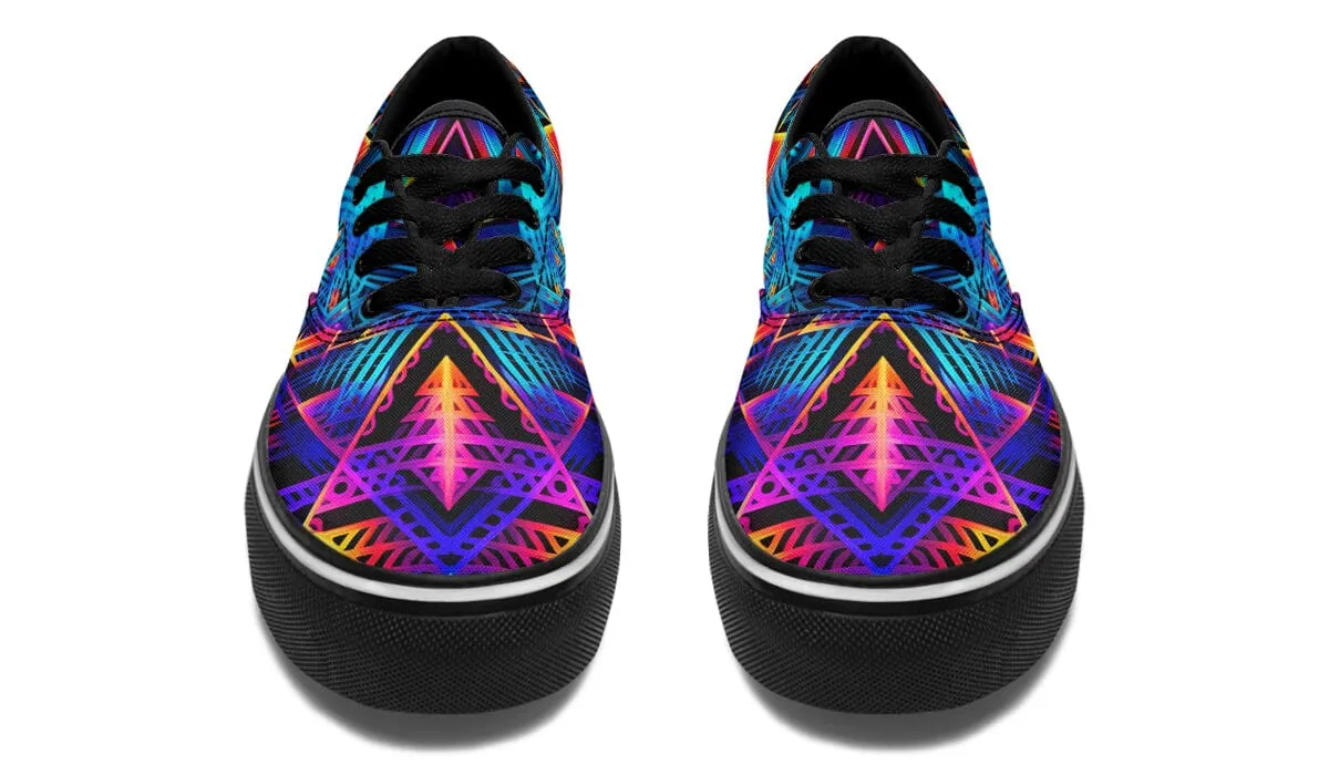 Cyan Lines Street Vibe Shoes