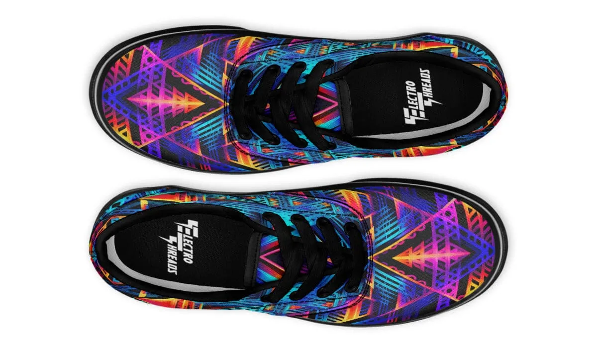 Cyan Lines Street Vibe Shoes