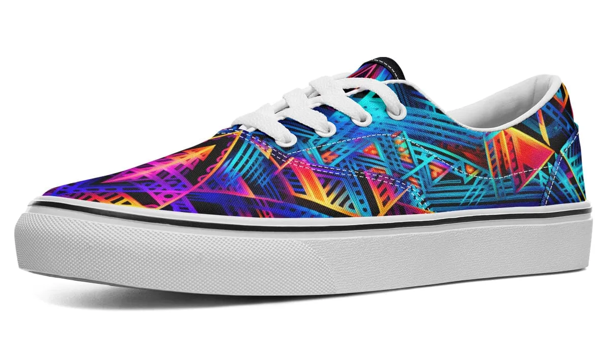 Cyan Lines Street Vibe Shoes