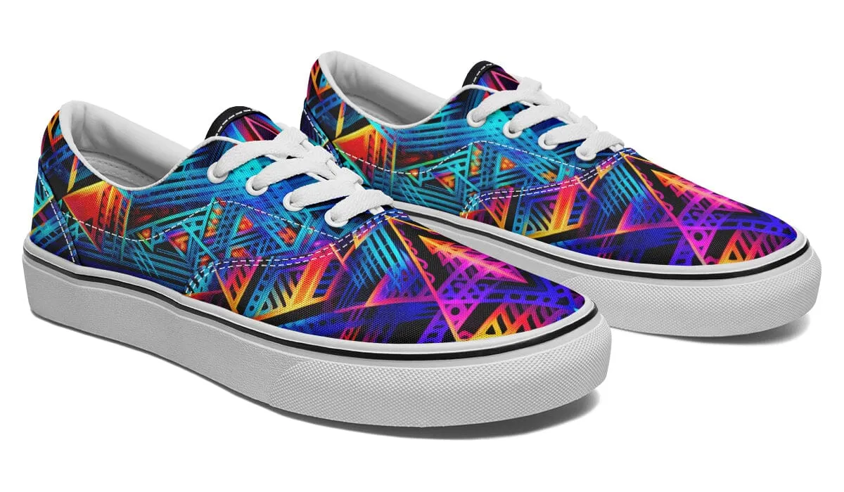 Cyan Lines Street Vibe Shoes