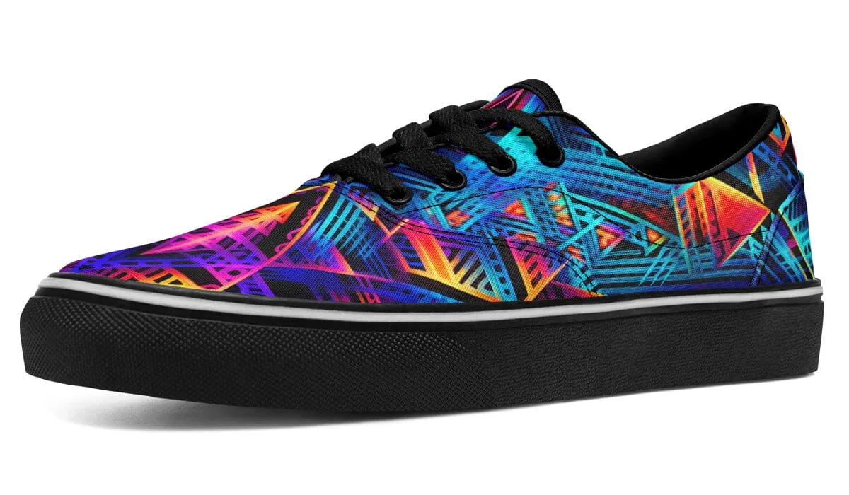 Cyan Lines Street Vibe Shoes