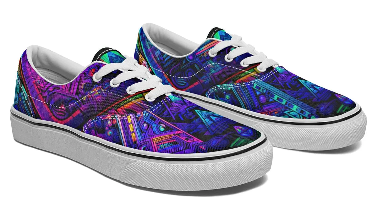 Cyber Cyan Street Vibe Shoes